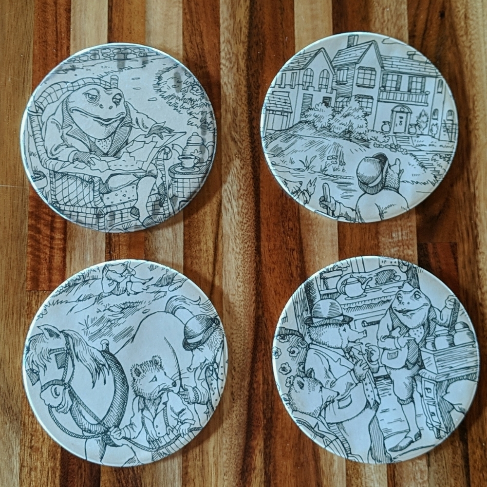 Wind in the Willows Coaster Set